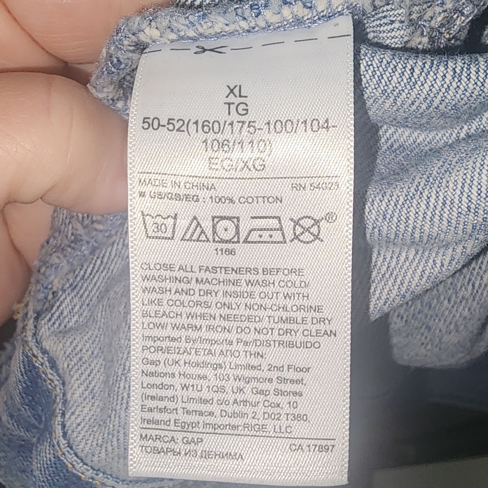 GAP Dolman Icon Denim Jacket XL - Picture 10 of 12